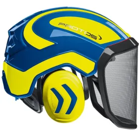 Farbvariante blau/neongelb