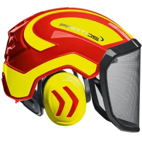 Farbvariante rot/neongelb