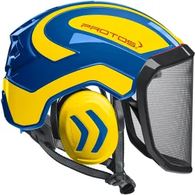 Farbvariante blau/neongelb